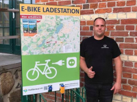 E-Bike Ladestation am Farmer Steakhouse